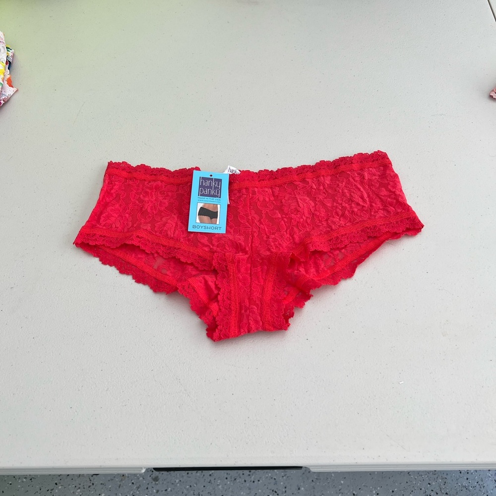 NWT Hanky Panky Hot Pink Boy Shorts